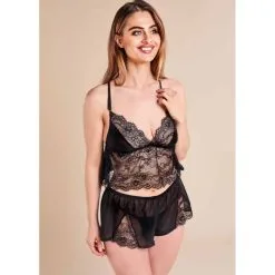 Clementine Shortama Setje - Zwart