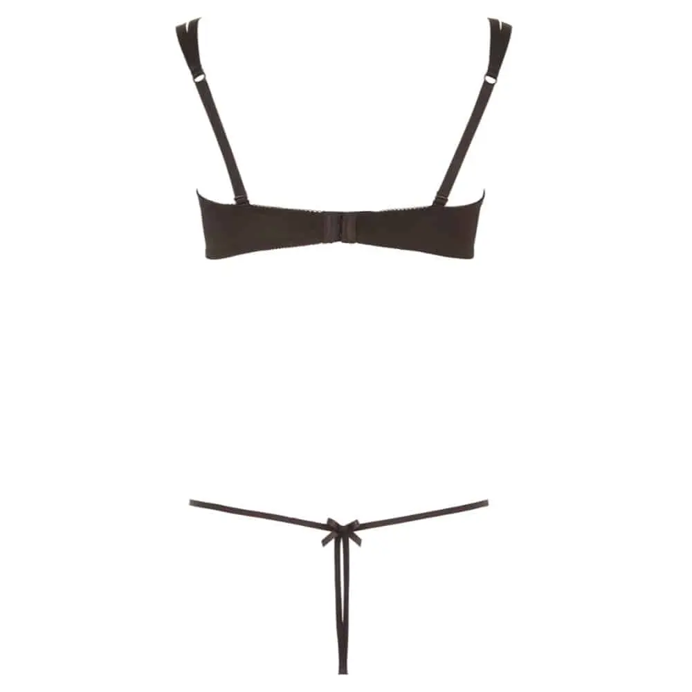 Dafne Stoute Minimalistische Lingerie Set Met Details - Zwart 6 Dafne Stoute Minimalistische Lingerie Set Met Details - Zwart - Afbeelding 4