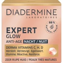Diadermine Nachtreme Expert Glow Zeer Rijpe Huid