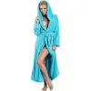Diana Lange Badjas Voor Dames Met Capuchon - Cyaan 1 Diana Lange Badjas Voor Dames Met Capuchon - Cyaan -Verzorging Verkoop Diana Lange Badjas voor Dames met Capuchon Cyaan