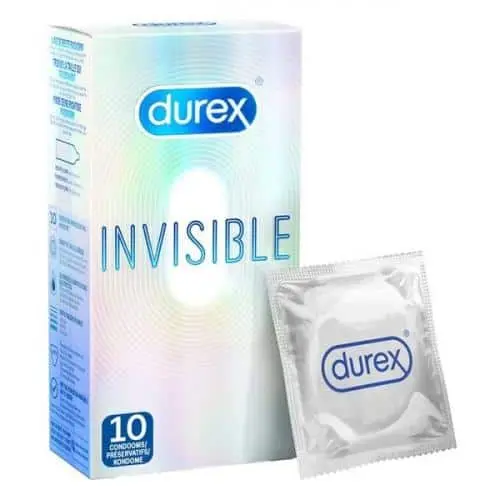 Durex Condooms Invisible Extra Sensitive 10st. 3 Durex Condooms Invisible Extra Sensitive 10st.