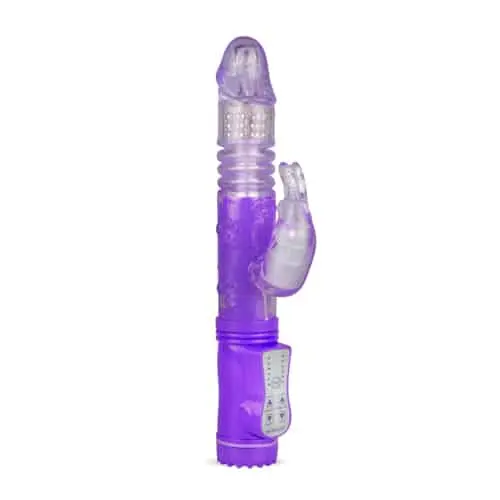 EasyToys Stotende Rabbit Vibrator - Paars 3 EasyToys Stotende Rabbit Vibrator - Paars