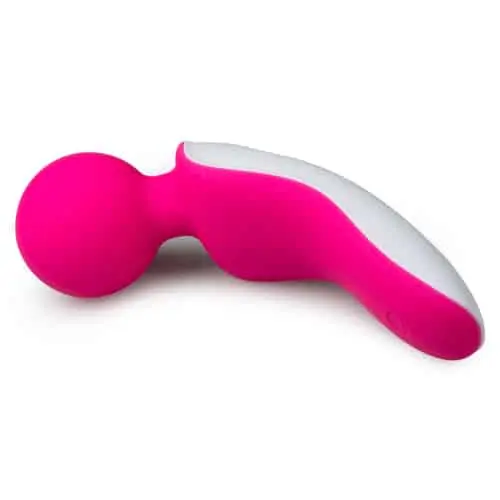 Easytoys Mini Wand Massager - Roze-Wit 6 Easytoys Mini Wand Massager - Roze-Wit - Afbeelding 4