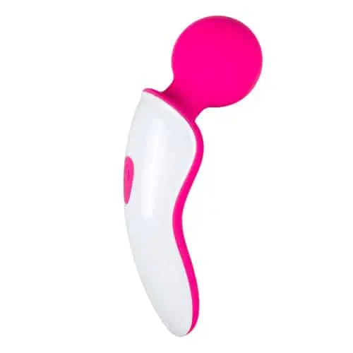 Easytoys Mini Wand Massager - Roze-Wit 3 Easytoys Mini Wand Massager - Roze-Wit