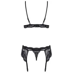 Eva Kanten Jarretel Lingerie Setje - Zwart 10 Eva Kanten Jarretel Lingerie Setje - Zwart -Verzorging Verkoop Eva Kanten Jarretel Lingerie Setje Zwart 4