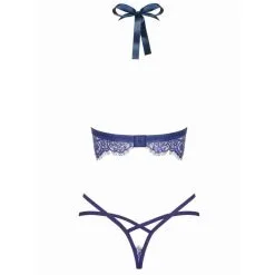 Flowlace Lingerie Setje Van Kant - Blauw -Verzorging Verkoop Flowlace Lingerie Setje van Kant Blauw 4