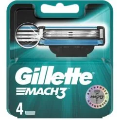Gillette Mach3 Scheermesjes 4 Stuks