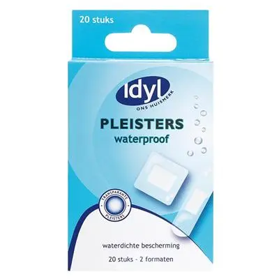 IDYL Pleisters Waterproof Strips 2 Formaten 3 IDYL Pleisters Waterproof Strips 2 Formaten