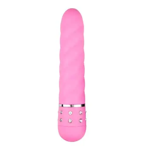 Mini Vibrator Gedraaid - Roze 2 Mini Vibrator Gedraaid - Roze
