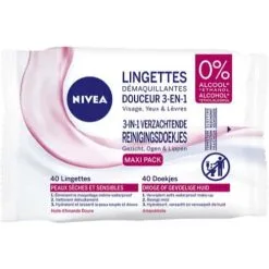 Nivea Gezichtsreinigingsdoekjes Gevoelige Huid 0% Alcohol