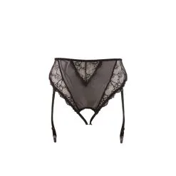 Plus Size Jarretel Slip Met Open Kruis - Zwart 8 Plus Size Jarretel Slip Met Open Kruis - Zwart -Verzorging Verkoop Plus Size Jarretel Slip met Open Kruis Zwart 4