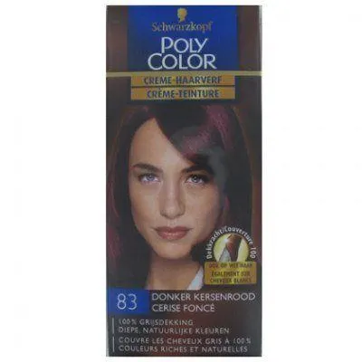 Poly Color Haarverf 83 Donker Kersenrood -Verzorging Verkoop Poly Color Haarverf 83 Donker Kersenrood