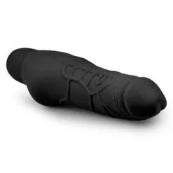 Realistische Vibrator Van Siliconen - Zwart -Verzorging Verkoop Realistische Vibrator van Siliconen Zwart 3