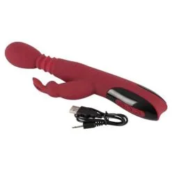 Stotende, Roterende & Verwarmende Rabbit Vibrator 13 Stotende, Roterende & Verwarmende Rabbit Vibrator -Verzorging Verkoop Stotende Roterende Verwarmende Rabbit Vibrator 4