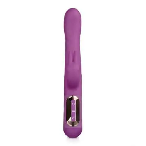 Thumping Bunny Stotende Rabbit Vibrator - Paars 4 Thumping Bunny Stotende Rabbit Vibrator - Paars - Afbeelding 2