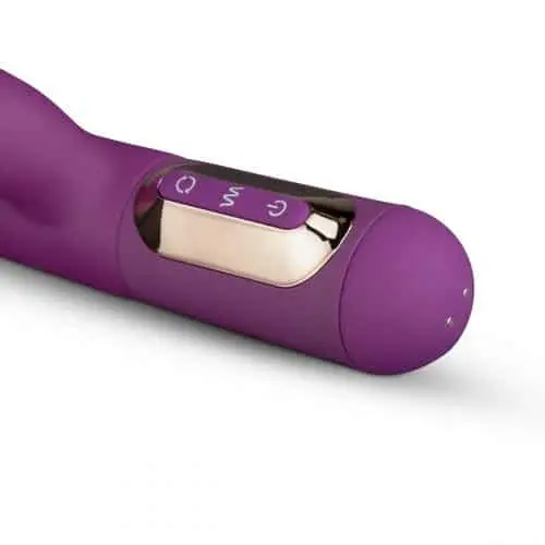 Thumping Bunny Stotende Rabbit Vibrator - Paars 7 Thumping Bunny Stotende Rabbit Vibrator - Paars - Afbeelding 5
