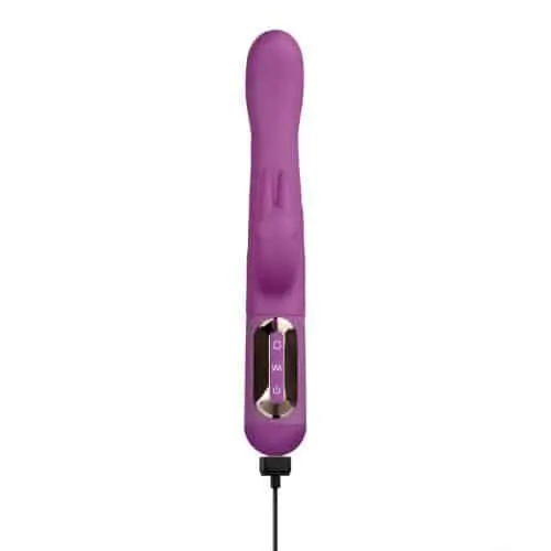 Thumping Bunny Stotende Rabbit Vibrator - Paars 8 Thumping Bunny Stotende Rabbit Vibrator - Paars - Afbeelding 6