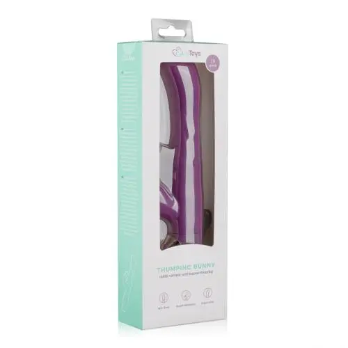 Thumping Bunny Stotende Rabbit Vibrator - Paars 10 Thumping Bunny Stotende Rabbit Vibrator - Paars - Afbeelding 8