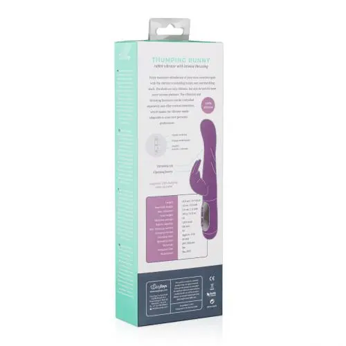 Thumping Bunny Stotende Rabbit Vibrator - Paars 11 Thumping Bunny Stotende Rabbit Vibrator - Paars - Afbeelding 9