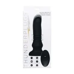 Thunderplug Stotende &amp; Vibrerende Anale Vibrator - Zwart -Verzorging Verkoop Thunderplug Stotende Vibrerende Anale Vibrator Zwart 5