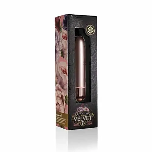 Touch Of Velvet Mini Vibrator - Rose Blush 4 Touch Of Velvet Mini Vibrator - Rose Blush - Afbeelding 2