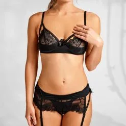 Wanda Wonderia Jarretelset - Zwart -Verzorging Verkoop Wanda Wonderia Jarretelset Zwart 2